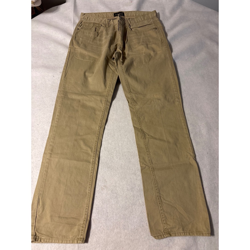 No Boundaries Chino Pants Mens 32x32 Khaki Good Straight Leg Cotton NM34285